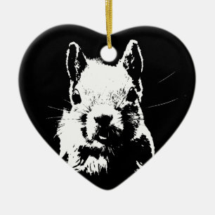 Squirrel Ceramic Ornament