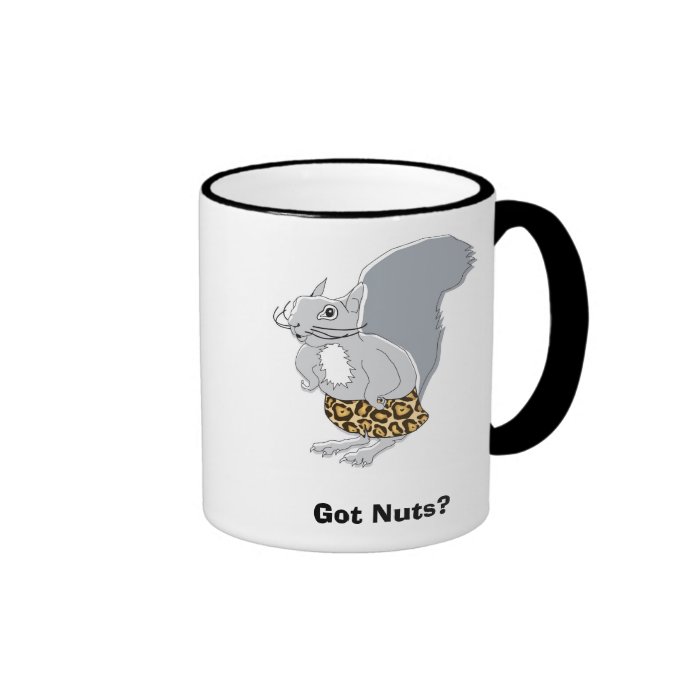 Squirrel Character   Got Nuts? Coffee Mugs