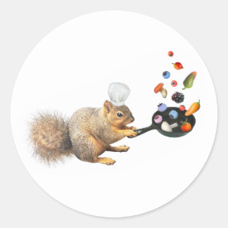 Squirrel Chef Sticker