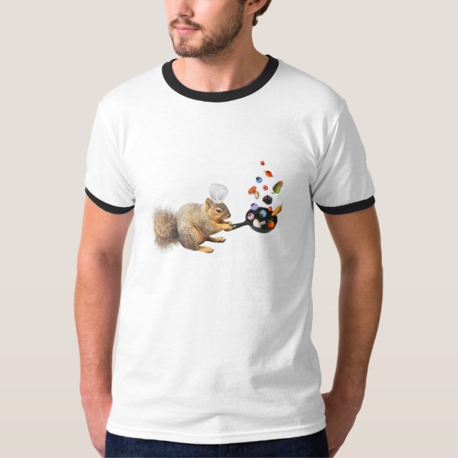 Squirrel Chef T-shirt (Front)