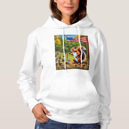 Squirrel Chic Haven Unleash Your Nutty Style wit Hoodie