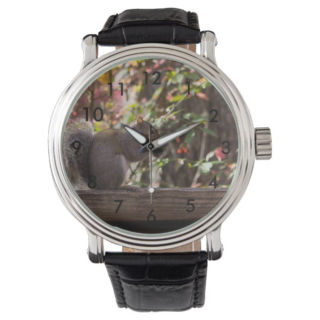Squirrel Chow Time Watch (Front)