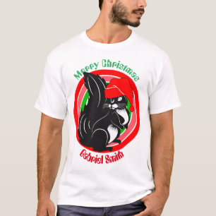 squirrel christmas gifts, personalized name T-Shirt