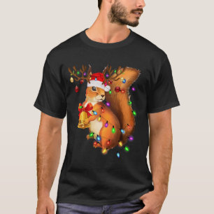 Squirrel Christmas Light Family Matching Pajama Xm T-Shirt
