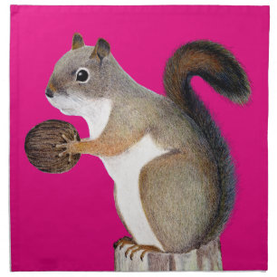 Squirrel Cloth Napkin