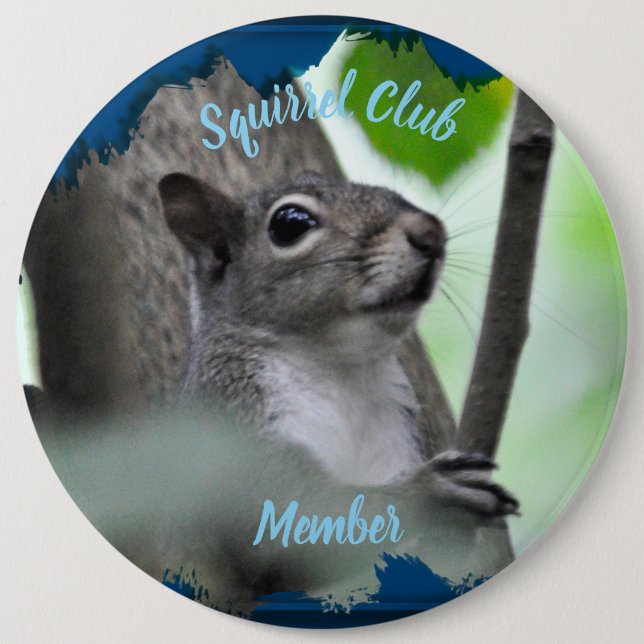 Squirrel Club Member Button (Front)