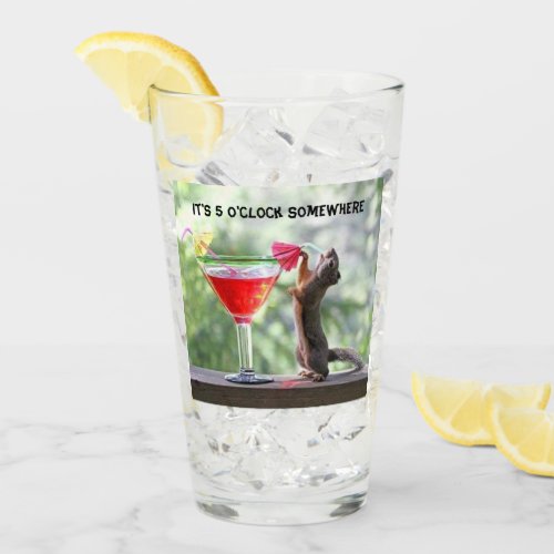 Squirrel Cocktail Glass