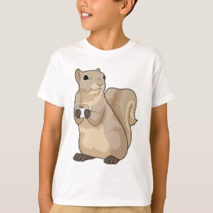 Squirrel Coffee Cup T-Shirt