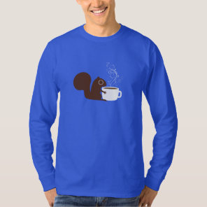 Squirrel Coffee Lover | Fun Animal Lover's T-Shirt