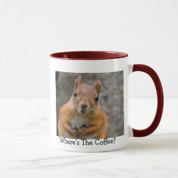Squirrel Coffee Mug by LovelyDesigns4U at Zazzle
