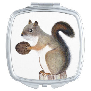 Squirrel Compact Mirror