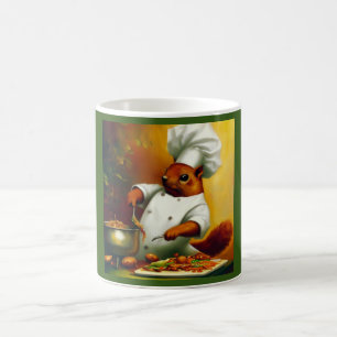 Squirrel Cooking Stir Fry Coffee Mug