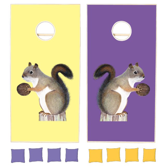 Squirrel Cornhole Set (Set)