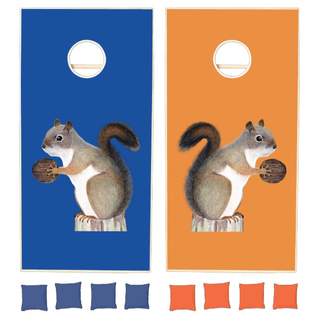 Squirrel Cornhole Set (Set)