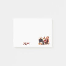 Squirrel Cute Animal and a Piano Personalized Name