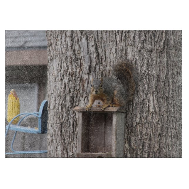 Squirrel Cutting Board (Front)