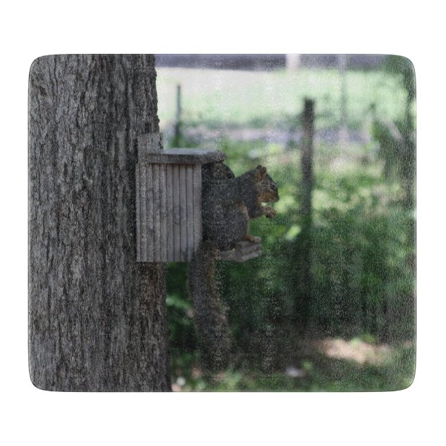 Squirrel Cutting Board (Front)