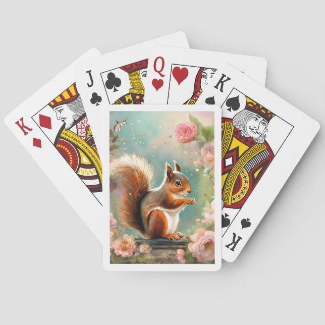 Squirrel Design Playing Cards (Back)