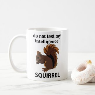 Squirrel Do Not Test My Intelligence Squirrel