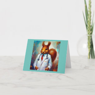 Squirrel Doctor Card