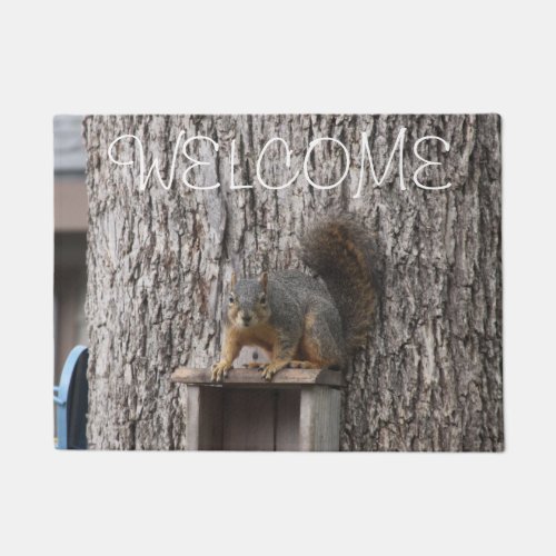 Squirrel Doormat