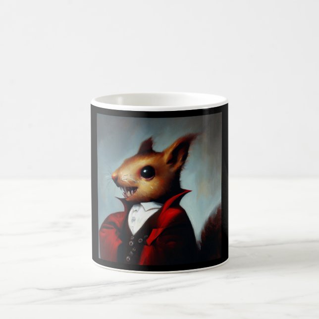 Squirrel Dracula Coffee Mug (Center)