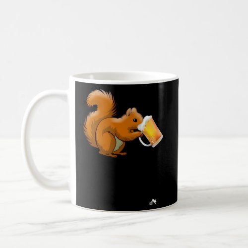 Squirrel Drinking Beer For Animal Beer Squirrel Coffee Mug