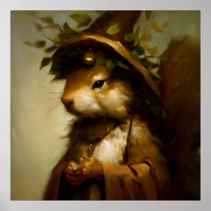 Squirrel Druid Poster