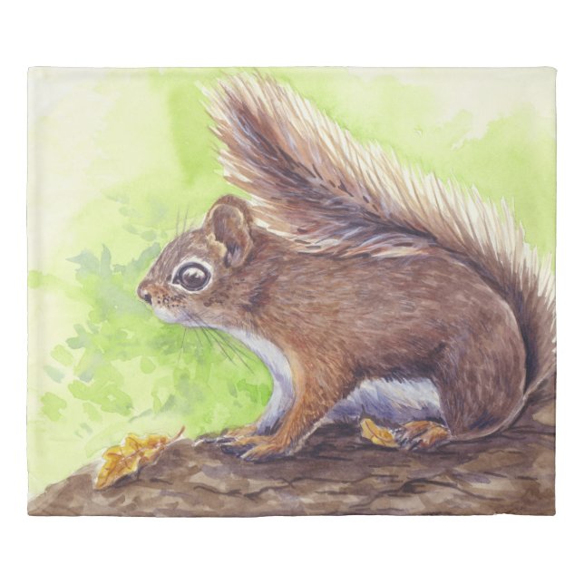 Squirrel Duvet Cover (Front)