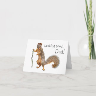 Squirrel Father's Day Card