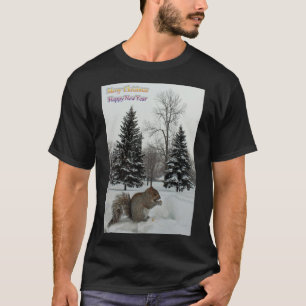 squirrel for Christmas Canada3111png3111 T-Shirt