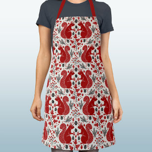 Squirrel Forest Woodland Apron