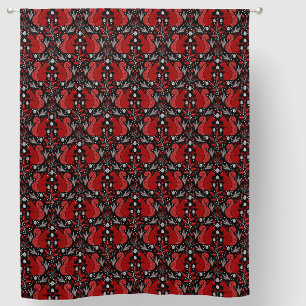 Squirrel Forest Woodland Pattern Blackout Curtains