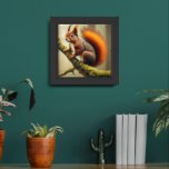 Squirrel  framed art