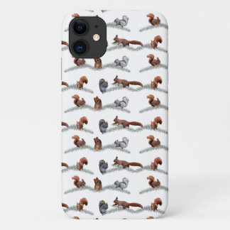 Squirrel Frenzy iPhone 11 Case (choose colour)
