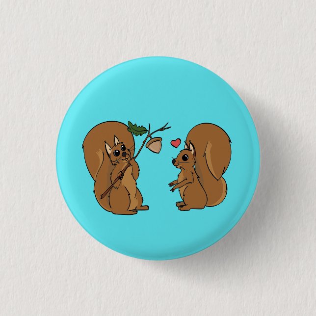 Squirrel-friend Button (Front)