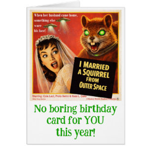 Squirrel from Outer Space Cards