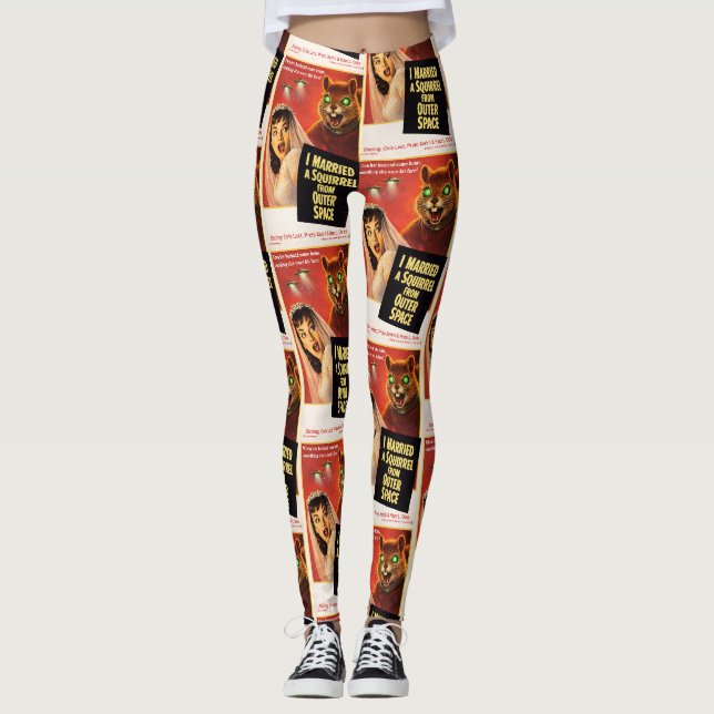 Squirrel from Outer Space Leggings (Front)