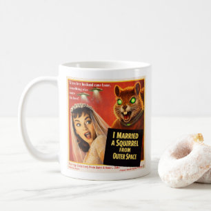 Squirrel from Outer Space Parody Coffee Mug
