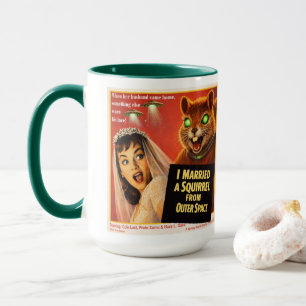 Squirrel from Outer Space Parody Mug