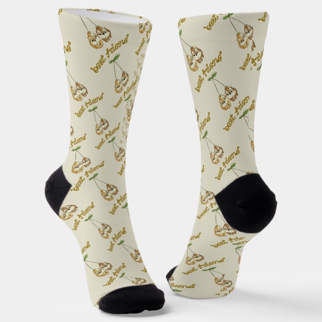 Squirrel Full Print Socks (Angled)
