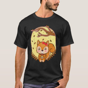 Squirrel Funny For Girls Womens Kids Squirrel Love T-Shirt
