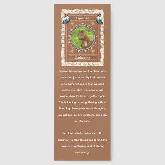 Squirrel Gathering Energy Bookmarks