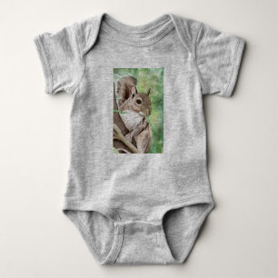 Squirrel Gender Neutral Infant Outfit Baby Bodysuit