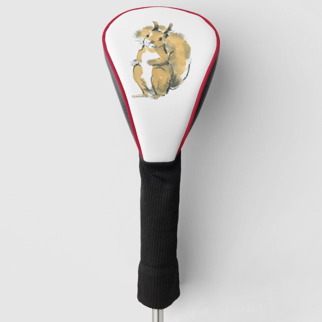Squirrel Golf Head Cover (Front)