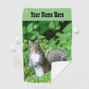 Squirrel Golf Towel