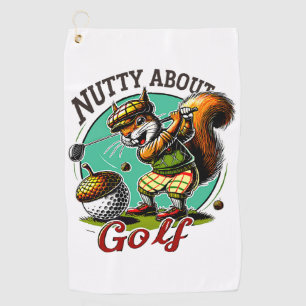 Squirrel Golfer's Delight Golf Towel
