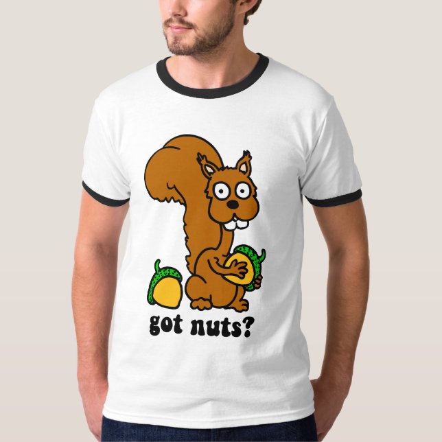 squirrel got nuts T-Shirt (Front)