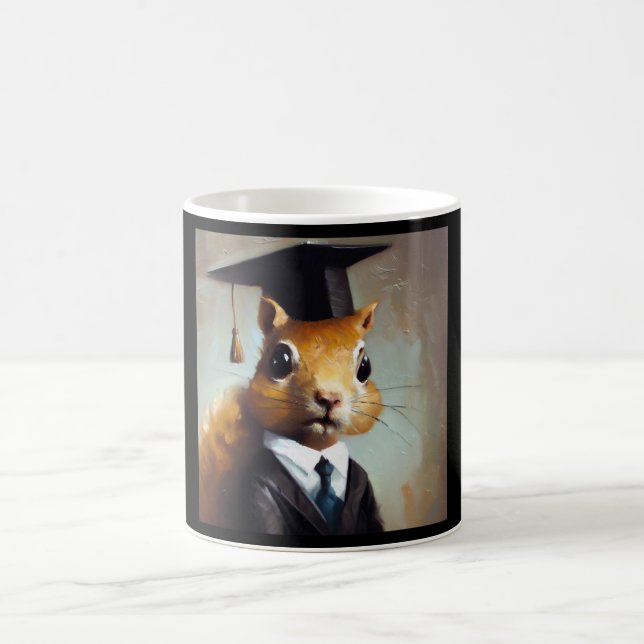 Squirrel Graduate Coffee Mug (Center)