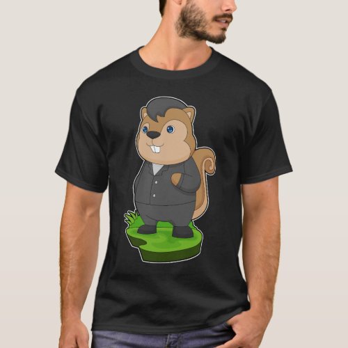Squirrel Groom Suit Wedding T_Shirt